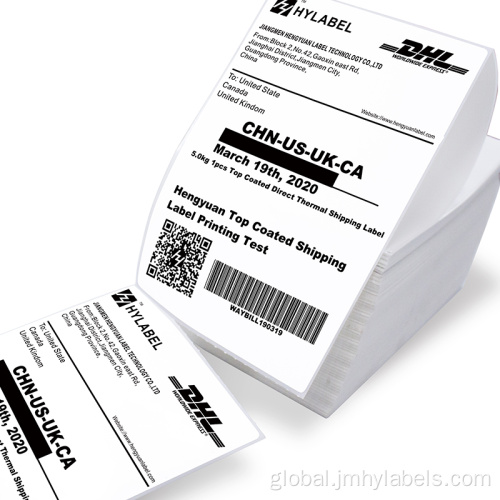 4x6 Thermal Labels 4X6 Fanfold Self Adhesive Thermal Transfer Shipping Labels Factory